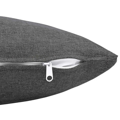 Housse de Coussin 55x55 gris clair : coloris gris clair