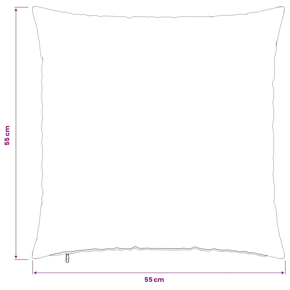 Housse de Coussin 55x55 gris clair : textile pour le coin détente