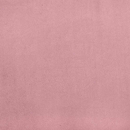 Pouf repose-pieds rose en velours, texture du revêtement