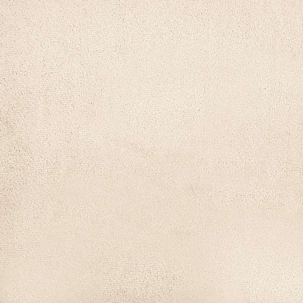 Repose-pieds beige en microfibre, texture du revêtement