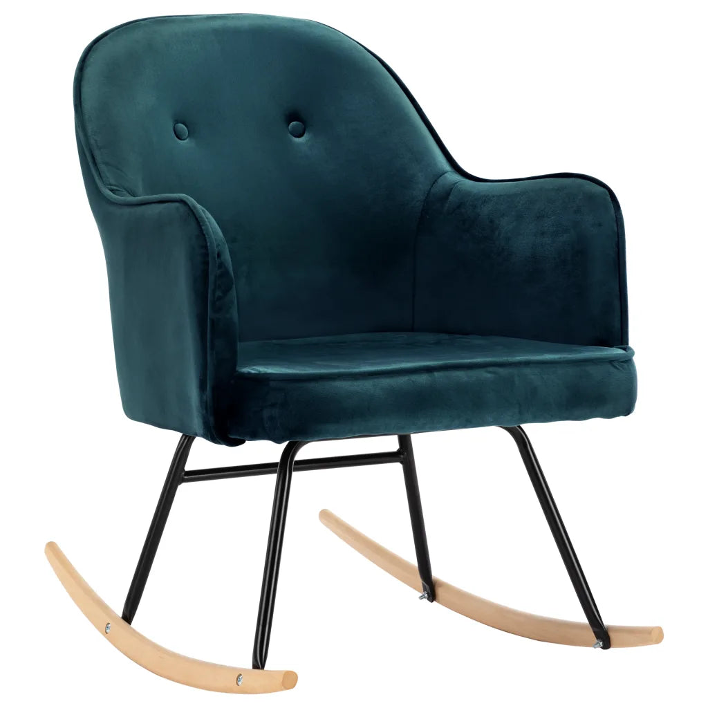 Rocking-Chair en Velours