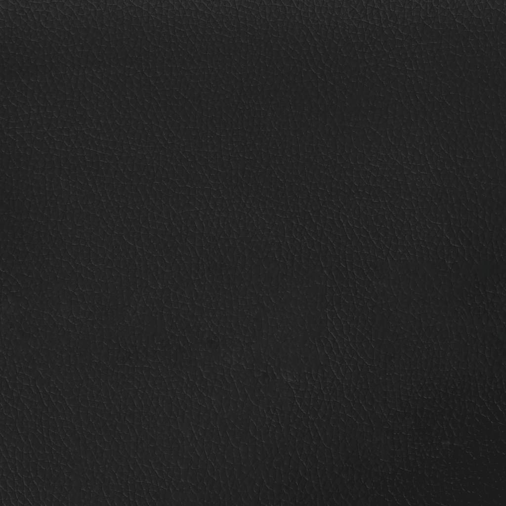 Texture noire du revêtement du fauteuil de bureau
