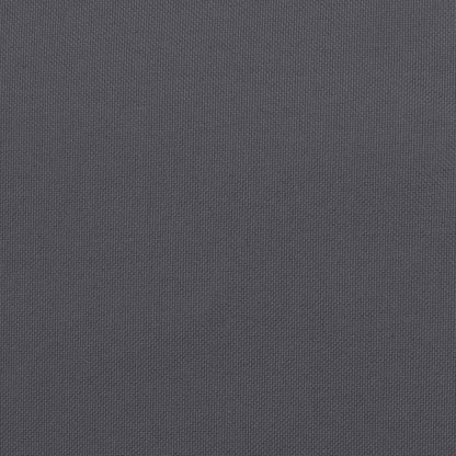 Gros plan du tissage Oxford anthracite du coussin de chaise.